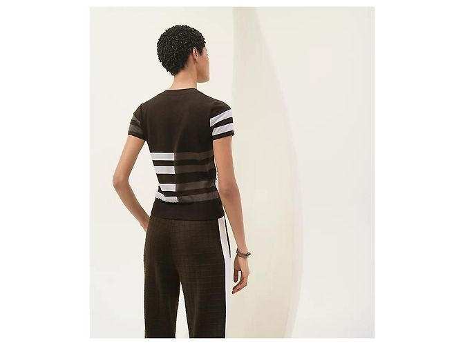 Hermès Kaschmirpullover mit kurzen Ärmeln - Ansicht 3