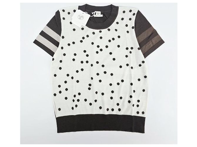 Hermès Kaschmirpullover mit kurzen Ärmeln - Ansicht 8