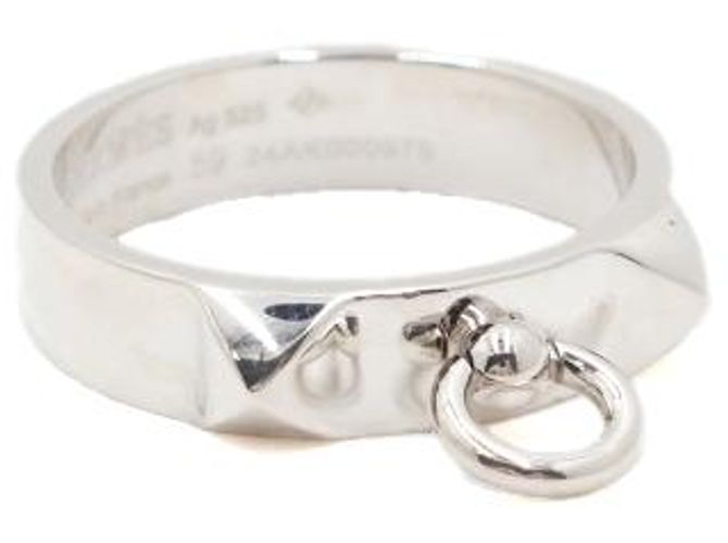 Hermès Medor Collier de Chien Silver Ring Size - vista 3