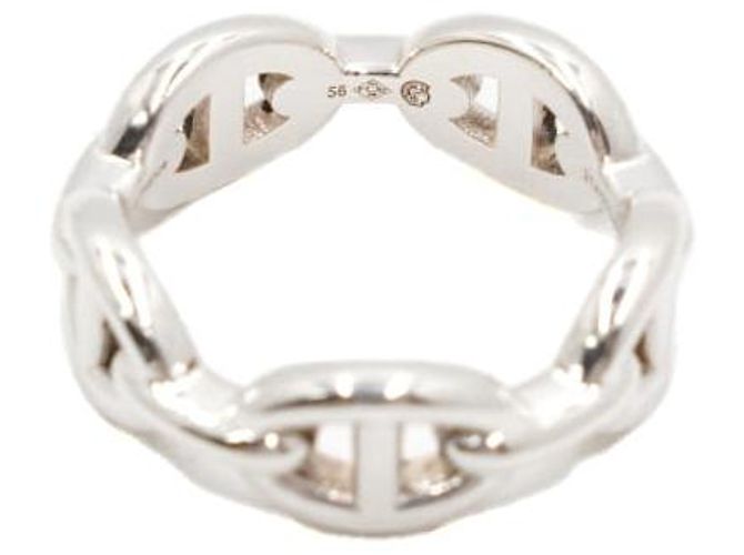 Chaîne d'ancre Hermès Silver Chaine d'ancre Anchor Chain Small Ring Size - vista 4