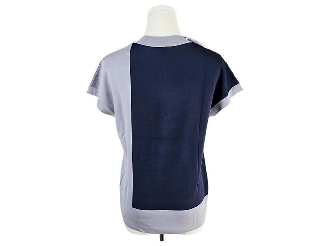 Hermès Kurzarm-Strickpullover für Damen - Ansicht 6