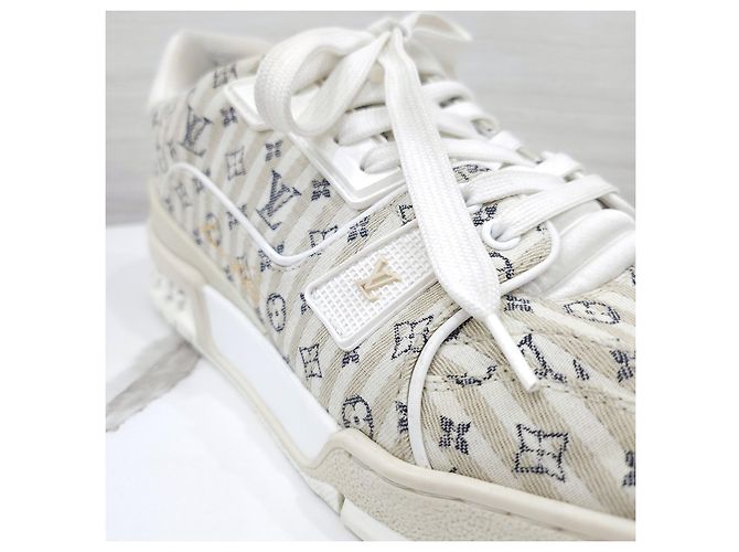 Louis Vuitton Trainer Sneaker Beige Monogram Patchwork - Ansicht 14