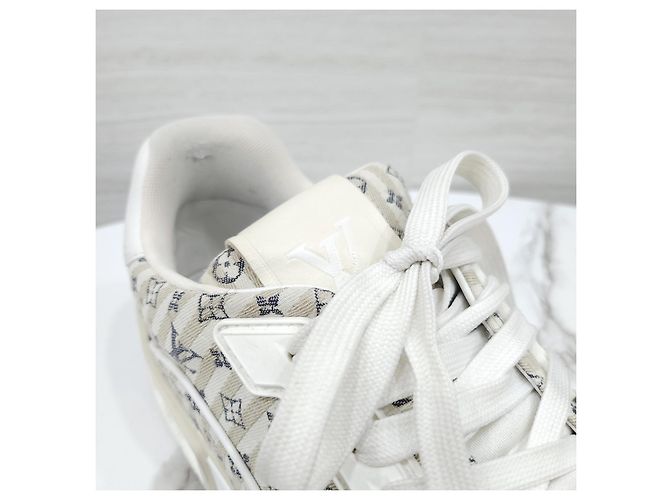 Louis Vuitton Trainer Sneaker Beige Monogram Patchwork - Ansicht 15