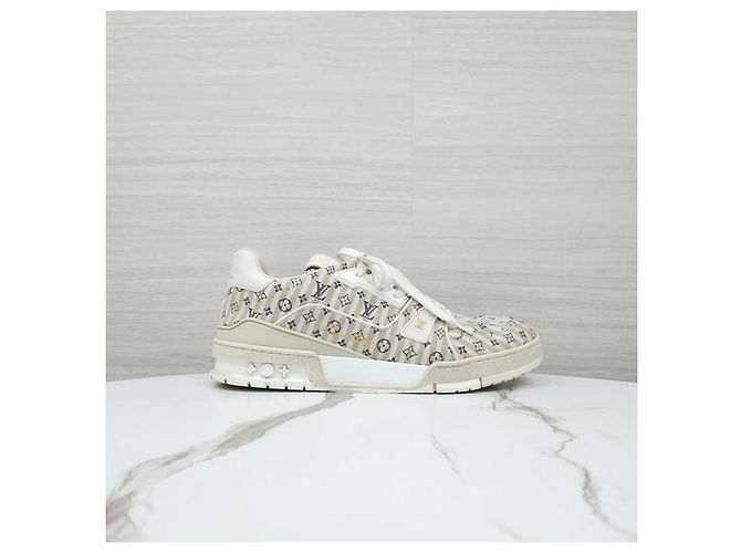 Louis Vuitton Trainer Sneaker Beige Monogram Patchwork - Ansicht 4