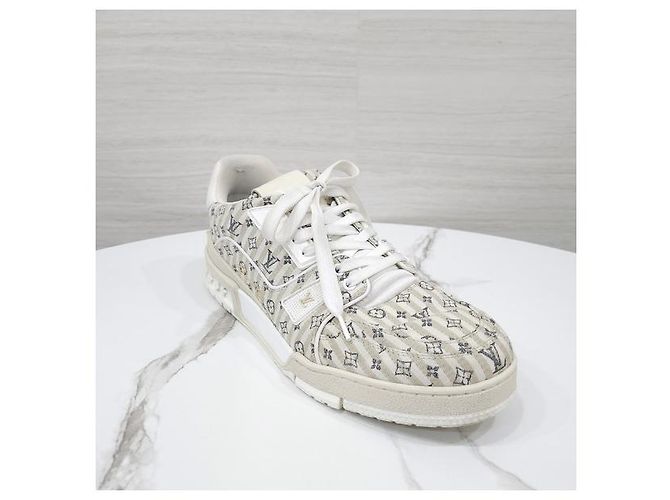 Louis Vuitton Trainer Sneaker Beige Monogram Patchwork - Ansicht 5
