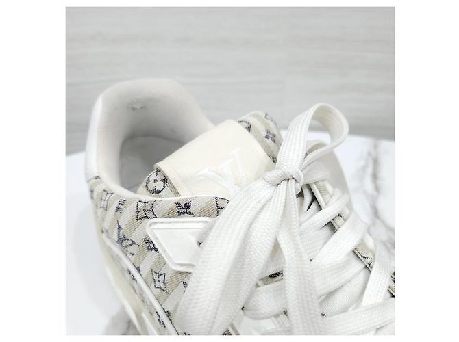 Louis Vuitton Trainer Sneaker Beige Monogram Patchwork - Ansicht 7