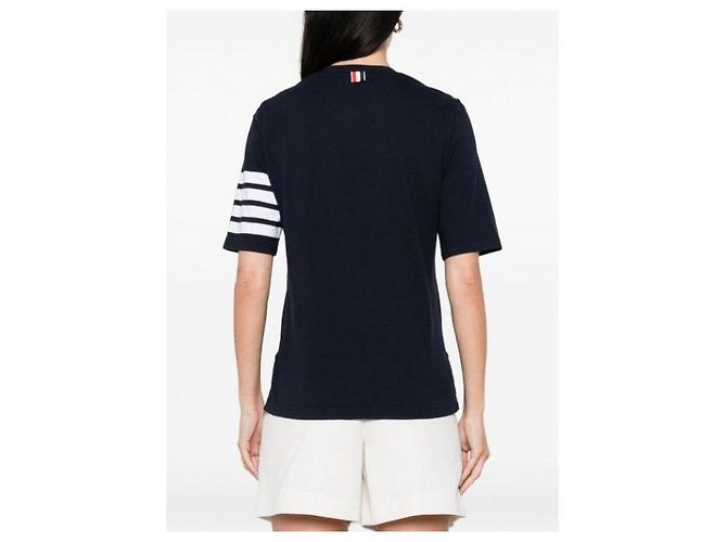 Thom Browne Camiseta de manga corta Engineered Bar - vista 5