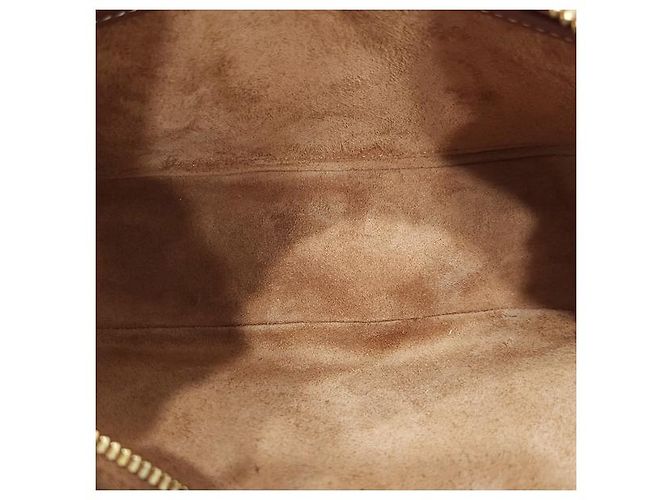 Céline Sac Ava à bandoulière moyenne en cuir de veau lisse Tan - vue 9