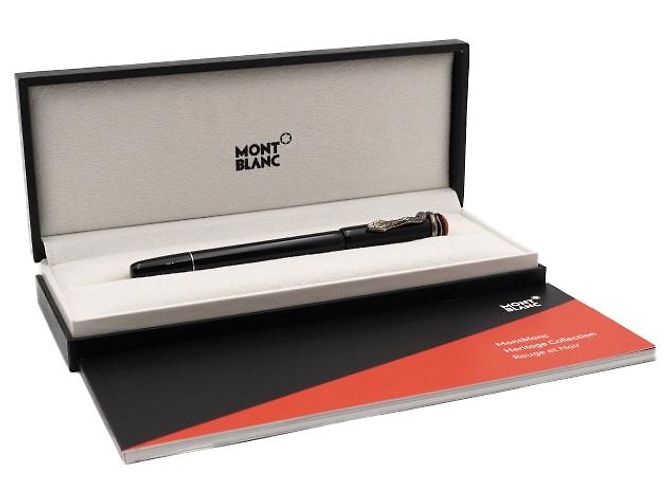 Montblanc Penna Roller Heritage Rouge Noir Special Edition - vista 8