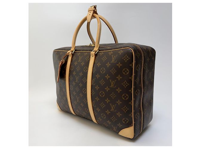 Louis Vuitton Borsa Boston Sirius 45 Monogram Canvas Marrone - vista 3