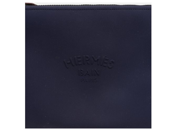Pochette Hermès Neovein Blu Navy - vista 2