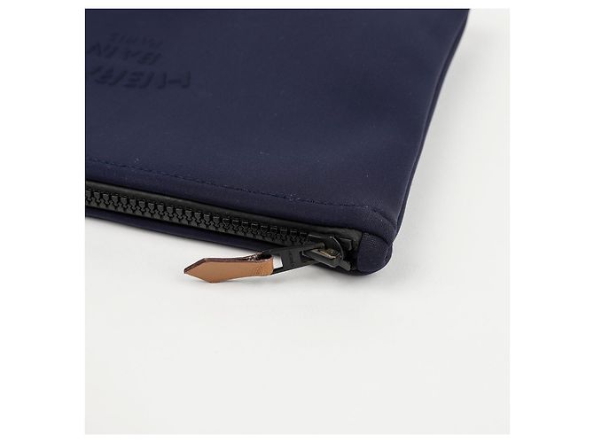 Pochette Hermès Neovein Blu Navy - vista 6