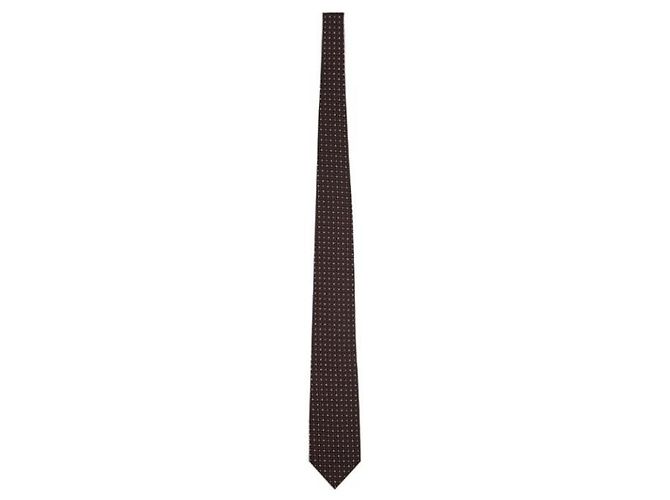 Tom Ford Micro Silk Tie Dark Brown - view 4
