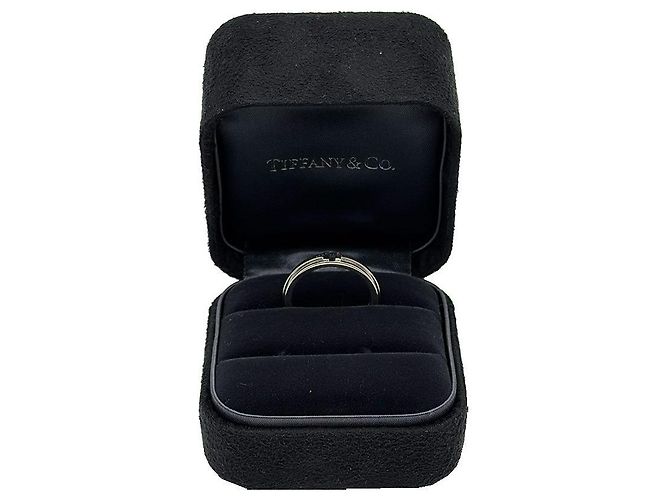 Tiffany & Co Schmaler Ring aus Weißgold - Ansicht 2