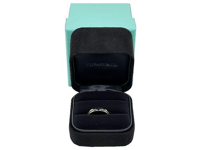 Tiffany & Co Schmaler Ring aus Weißgold - Ansicht 3