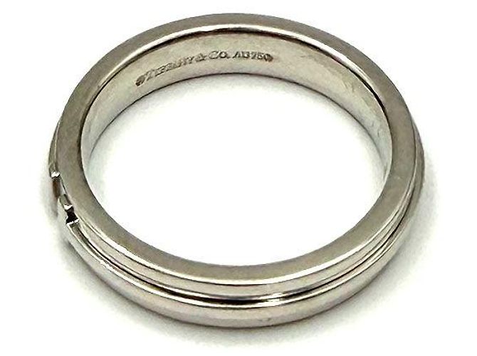 Tiffany & Co Schmaler Ring aus Weißgold - Ansicht 6