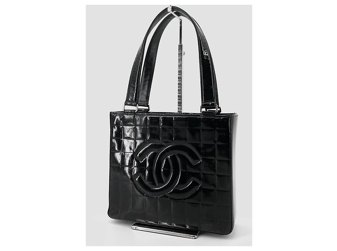 Chanel Patent Chocolate Bar Tote Bag - Ansicht 10