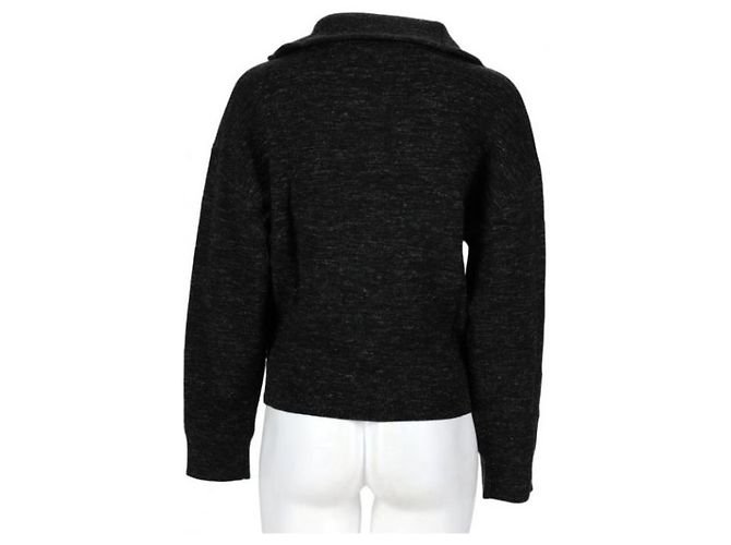 Isabel Marant Strickjacke mit Reißverschluss Schwarz - Ansicht 5