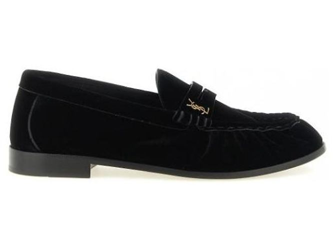 Autre Marque Mocassino SAINT LAURENT GVOAI Nero Velluto - vista 4