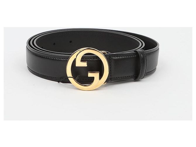 Gucci Blondie Ledergürtel Schwarz - Ansicht 2