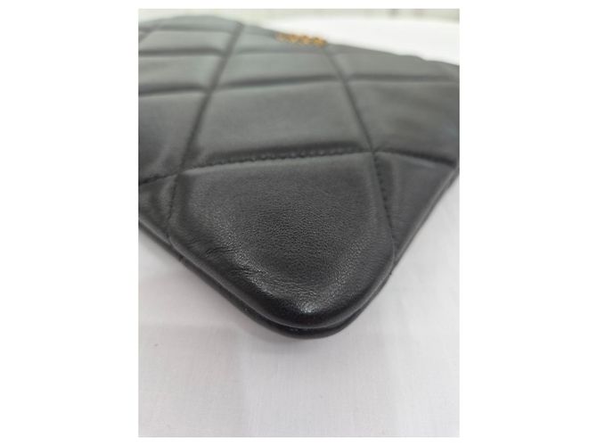 Chanel Clutch media in lambskin - vista 17