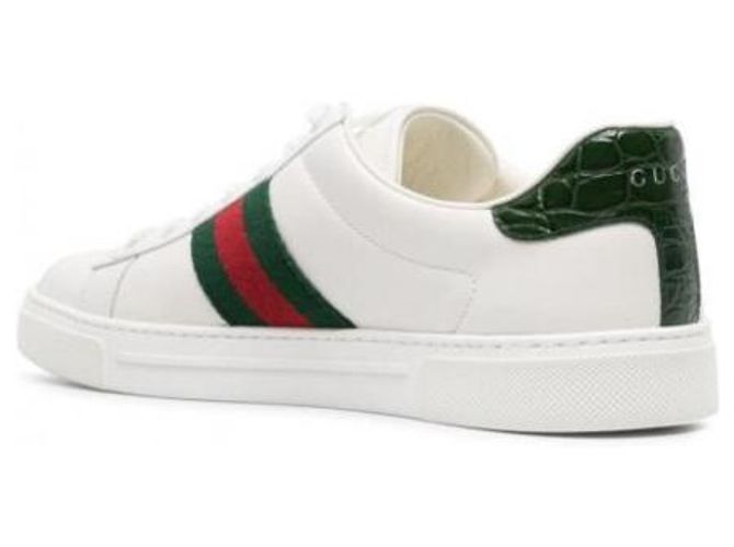 Gucci Baskets Ace Web AACAG - vue 7