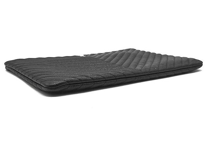 Chanel Caviar Chevron Clutch Large - Ansicht 5