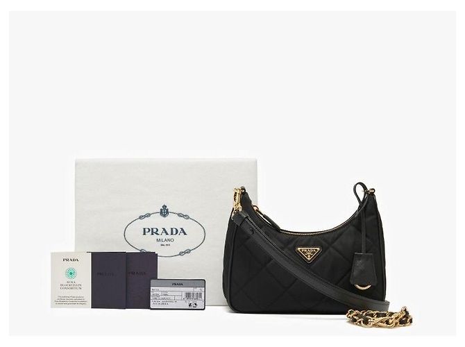 Prada Borsa a tracolla donna Reedition Chain Re-Nylon - vista 10