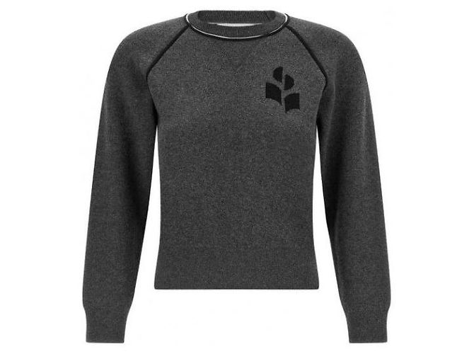 Pull Isabel Marant Anthracite Noir - vue 4