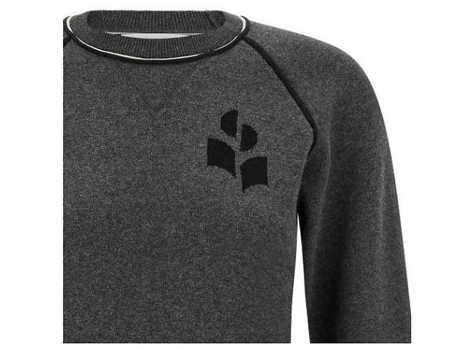 Pull Isabel Marant Anthracite Noir - vue 6