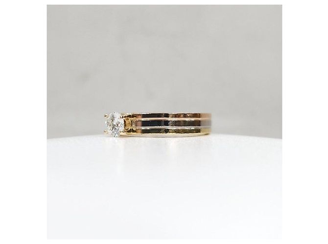 Cartier Diamond Bandon Louis Solitär-Ehering - Ansicht 11