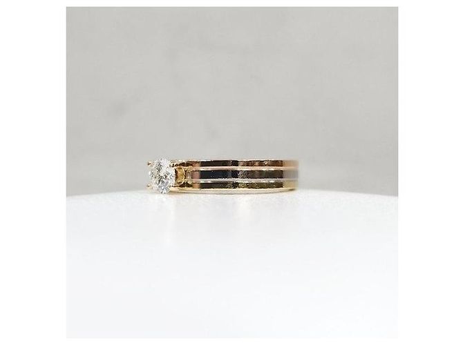 Cartier Diamond Bandon Louis Solitär-Ehering - Ansicht 2
