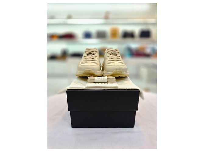 Gucci Laiton Disc Print Ivory Sneaker - Ansicht 10