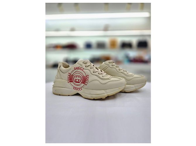 Gucci Laiton Disc Print Ivory Sneaker - Ansicht 14