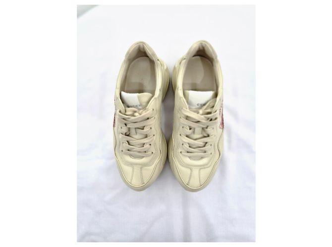 Gucci Laiton Disc Print Ivory Sneaker - Ansicht 4