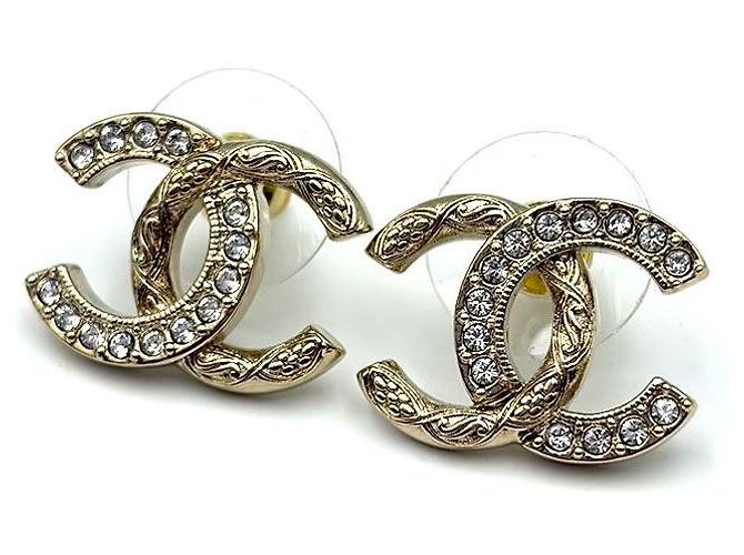 Chanel CC Mark Coco Mark Gold Ohrringe - Ansicht 2