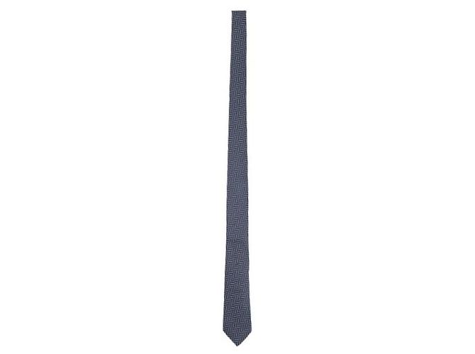 Tom Ford Cravatta slim in seta con motivo geometrico - vista 3