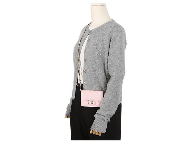 Chanel Borsa a tracolla Mini WOC Caviar Classic - vista 10