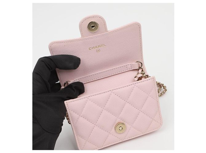 Chanel Borsa a tracolla Mini WOC Caviar Classic - vista 7