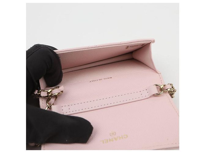Chanel Borsa a tracolla Mini WOC Caviar Classic - vista 8
