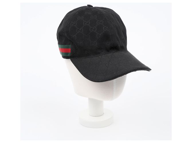 Gucci Web GG Canvas Cap Schwarz - Ansicht 10