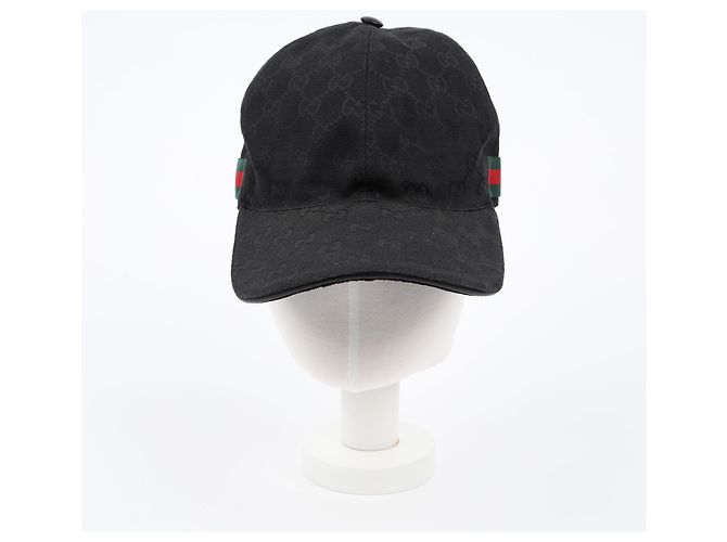 Gucci Web GG Canvas Cap Schwarz - Ansicht 11