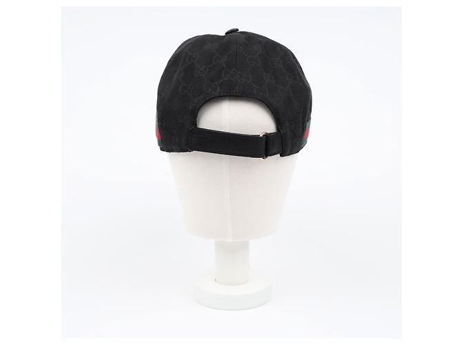 Gucci Web GG Canvas Cap Schwarz - Ansicht 13