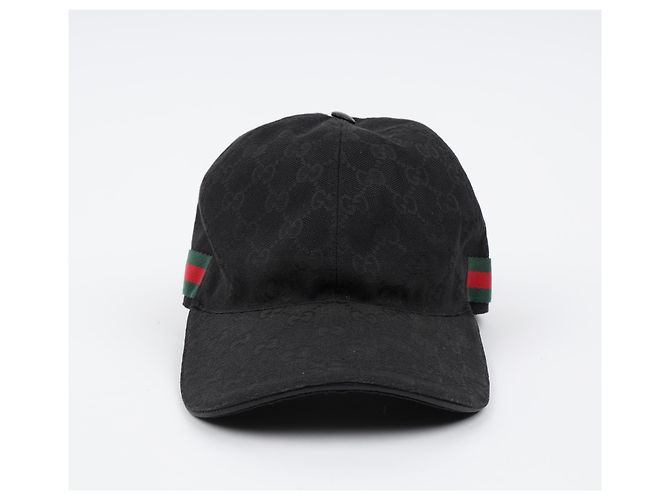 Gucci Web GG Canvas Cap Schwarz - Ansicht 2