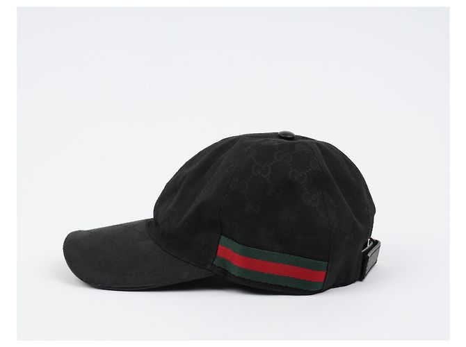 Gucci Web GG Canvas Cap Schwarz - Ansicht 3