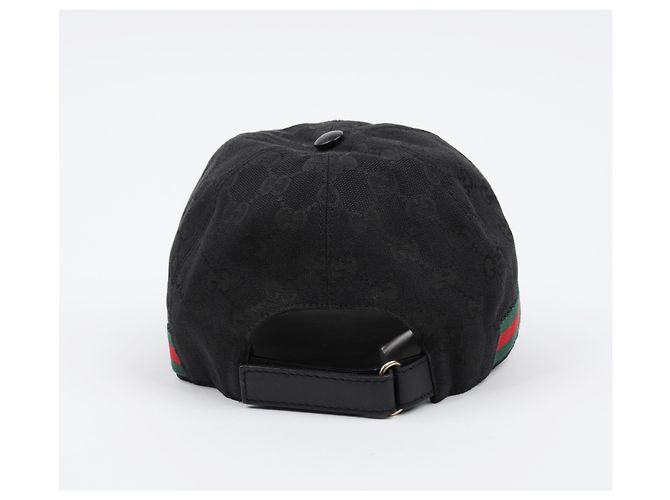 Gucci Web GG Canvas Cap Schwarz - Ansicht 4