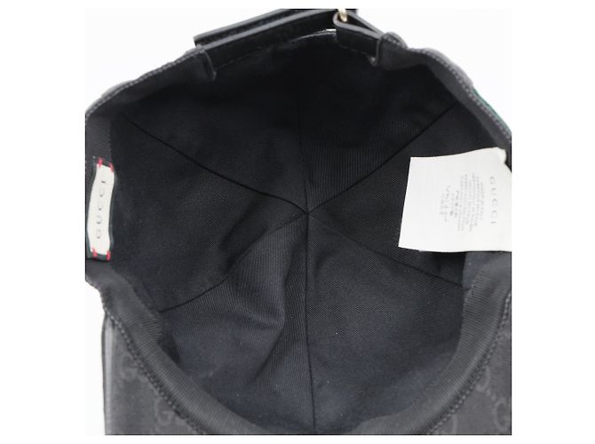 Gucci Web GG Canvas Cap Schwarz - Ansicht 9