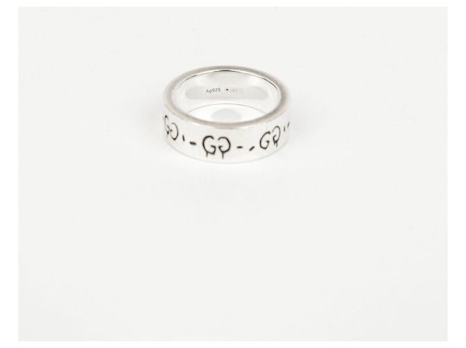 Gucci Ghost Skull Silver Ring - view 6