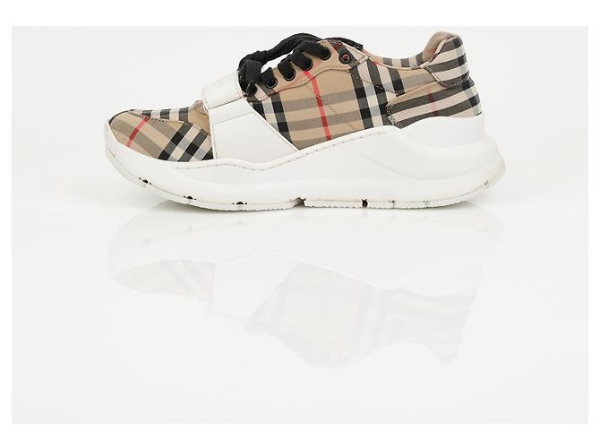 Burberry Baskets Vintage Check - vue 12