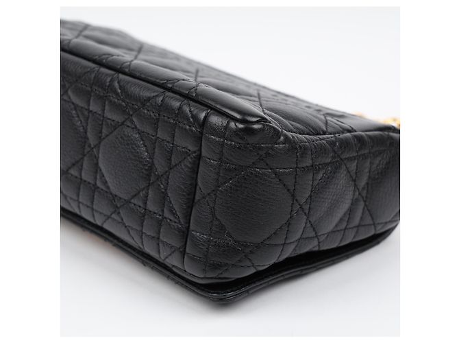 Dior Picca borsa a tracolla Cannage nera - vista 10
